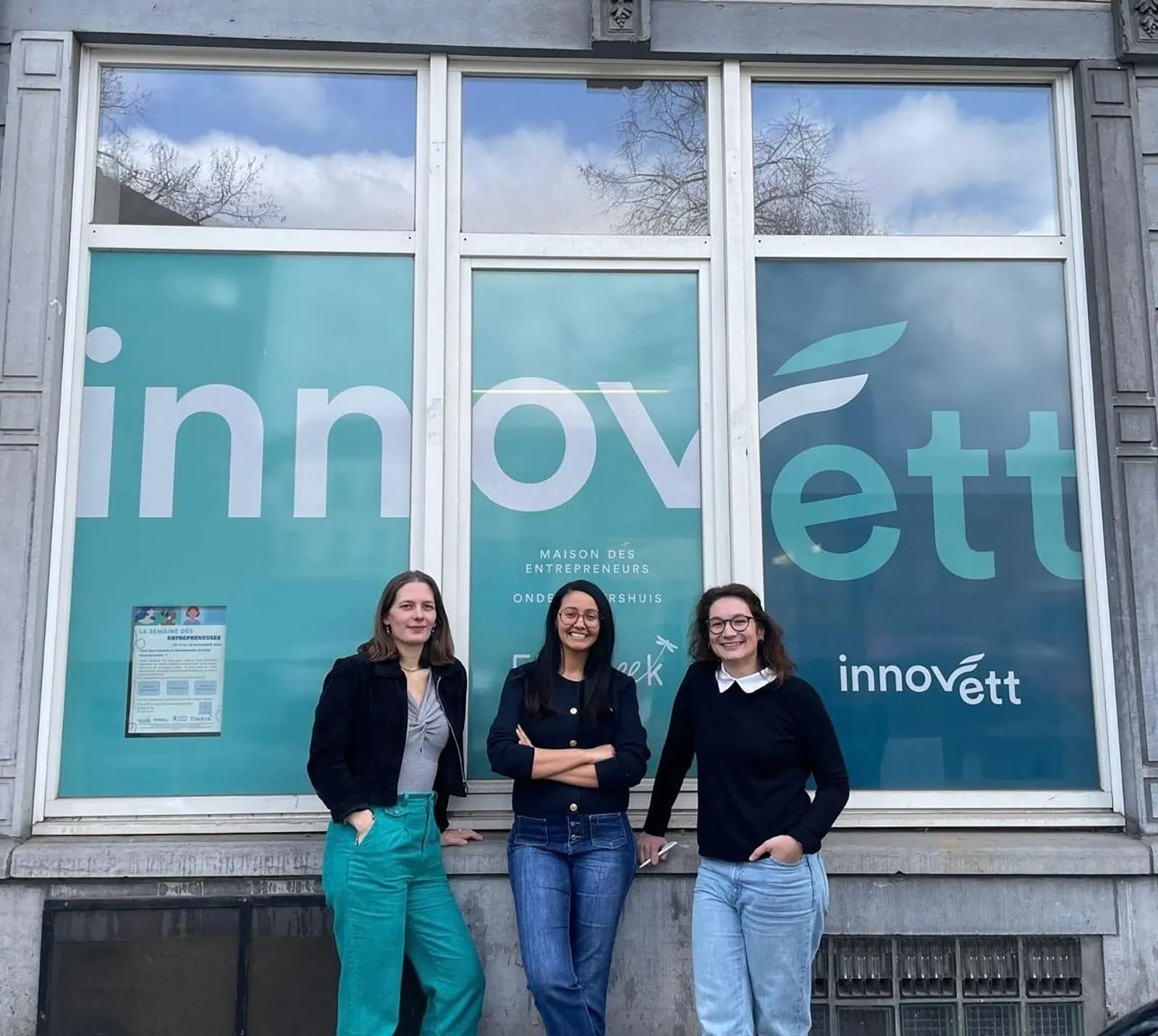Karima, Margaux et Florence de l'équipe d'innov'ett